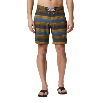 Columbia Korte Broek Heren, Outdoor Elements Board LichtGoud Strepen, 02WJGCDKP